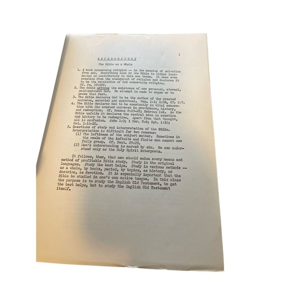 Notes on English Old Testament Vol 1 Copass Christian Biblical Bible Study - Picture 4 of 4